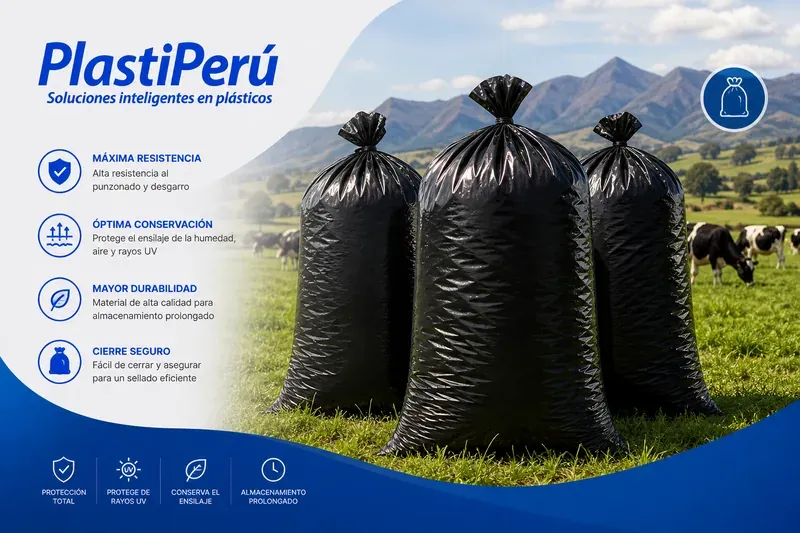 Bolsas para ensilaje agroindustrial PlastiPerú